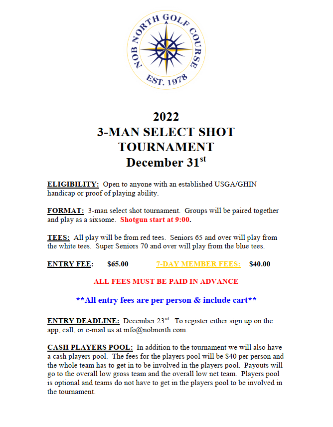 2022 3 Man Select Shot